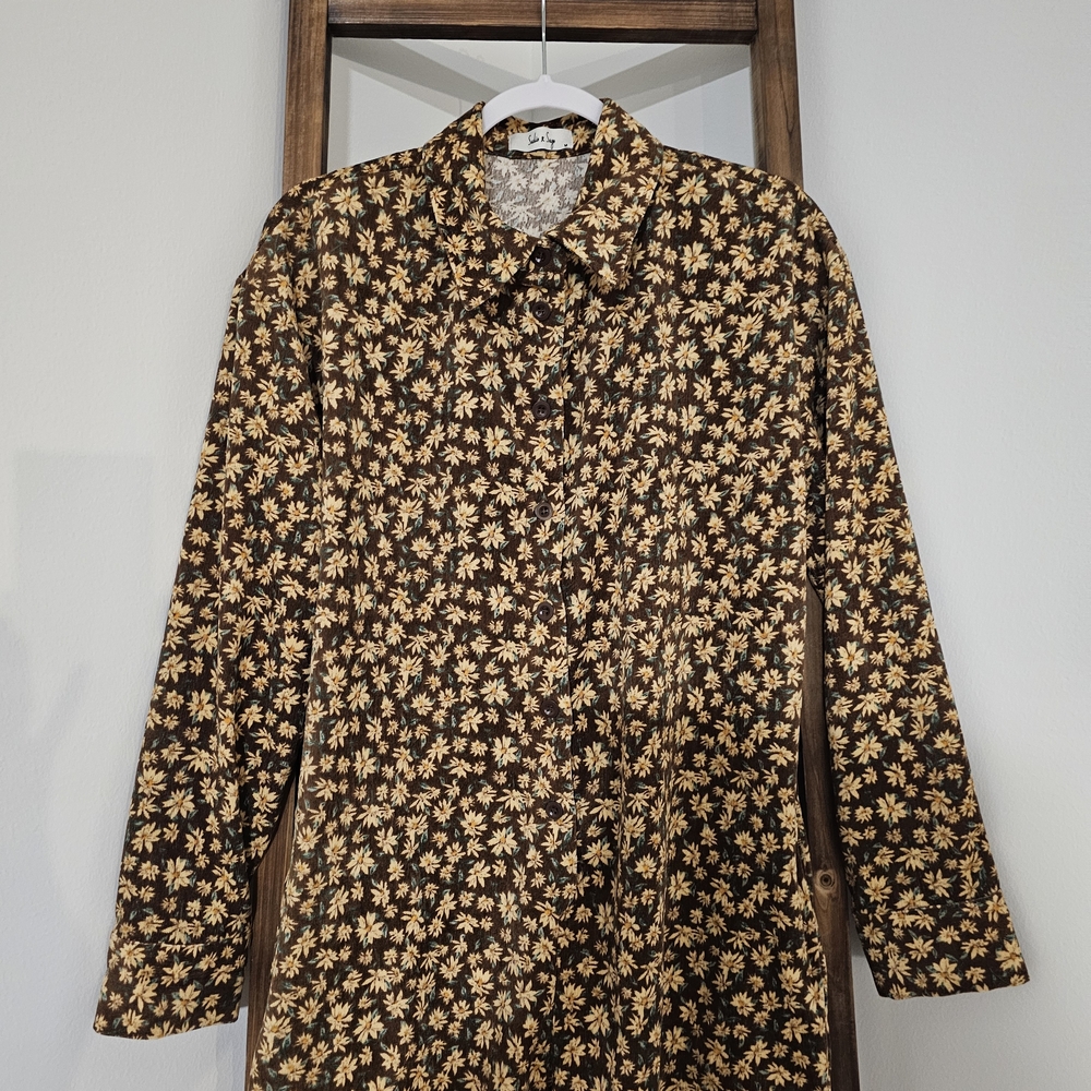 Floral Button-Up Shirt
